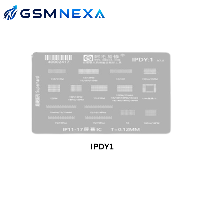 AMAOE IPDY-1 Stencil for iPhone Dot Matrix IC Reballing