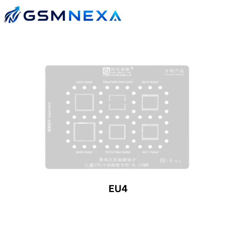 Amaoe EU-4 Stencil for HiSilicon CPU Reballing