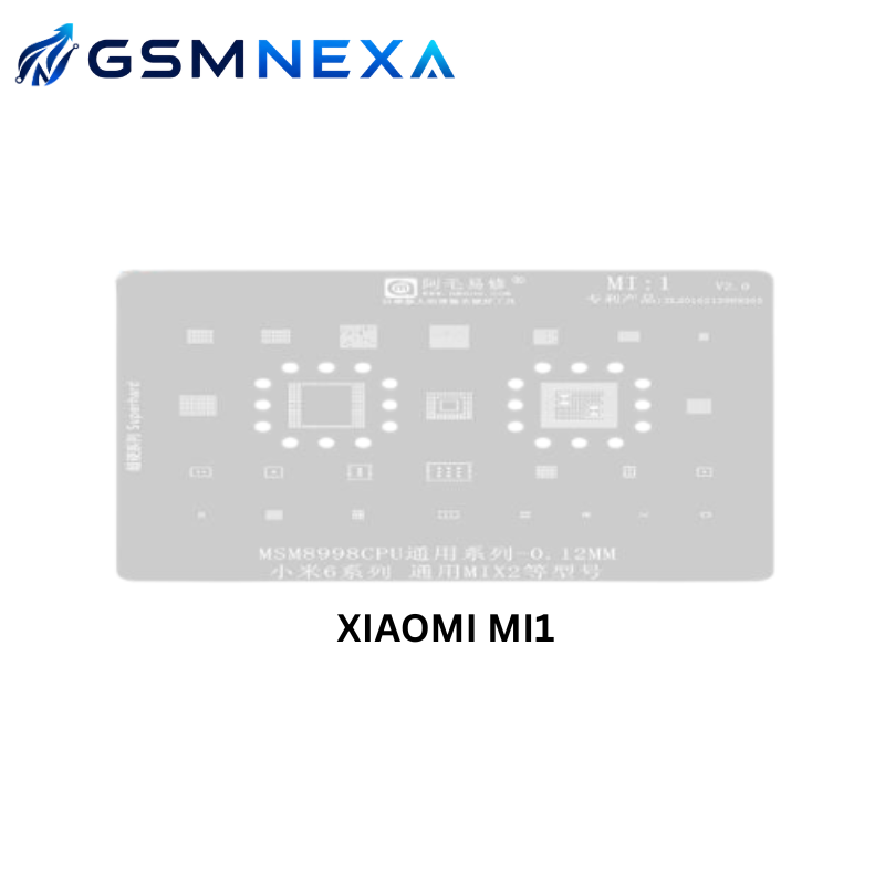 AMAOE MI1 Stencil for Xiaomi & Redmi CPU IC BGA Reballing