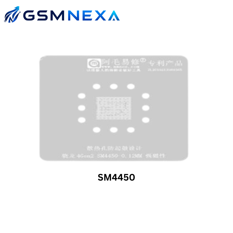 AMAOE SM4450 4Gen2 Stencil for Qualcomm Snapdragon 4 Gen 2 CPU