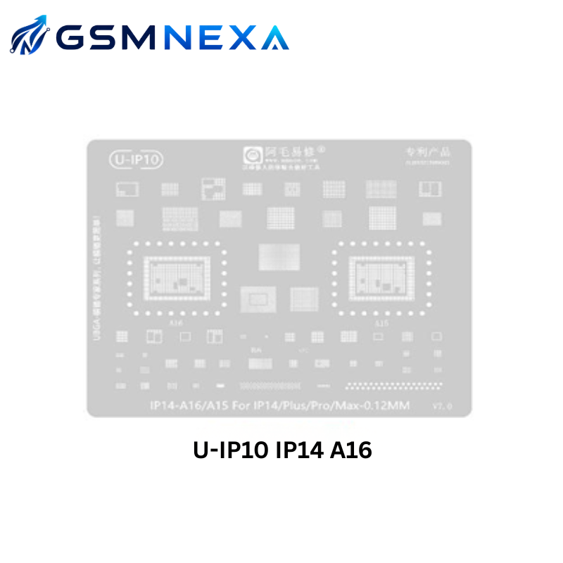 Amaoe U-IP10 Stencil for iPhone 14, 14 Plus, 14 Pro & 14 Pro Max (A16 Bionic)