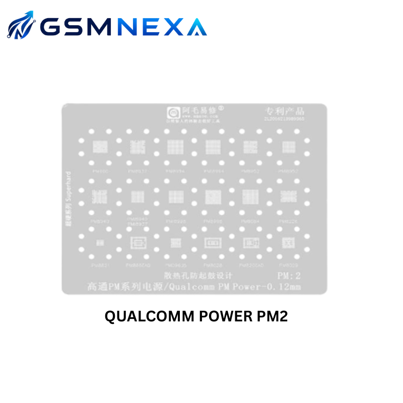 Amaoe PM-2 Stencil for Qualcomm PM Power IC Reballing