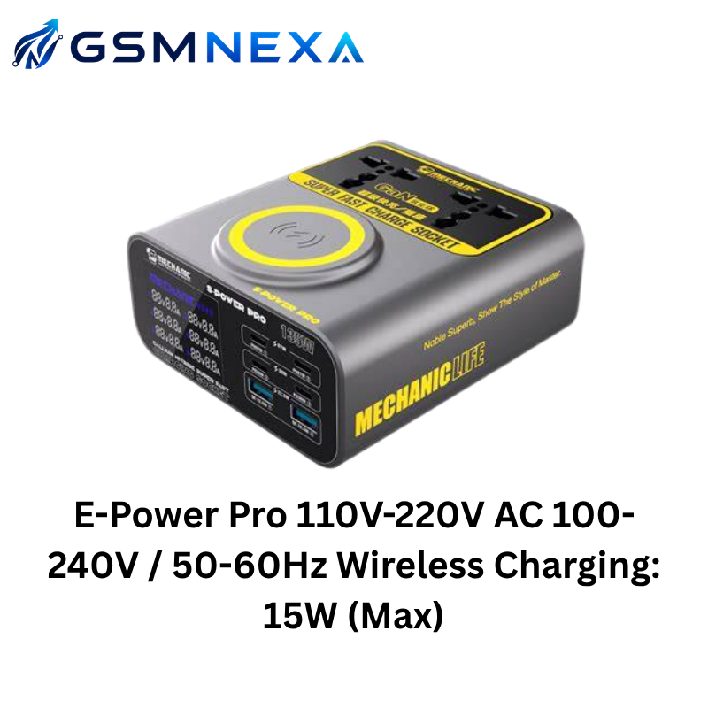 E-Power Pro 165W Desktop Super Fast Charging Station
