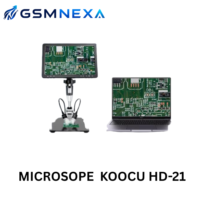 KOOCU HD-21 Digital Microscope 7 Inch LCD for Mobile Repair & PCB Inspection
